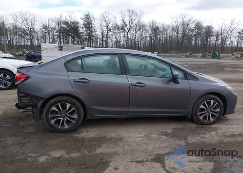 2014 Honda Civic Ex из США, поврежденный, VIN 19XFB2F81EE006840